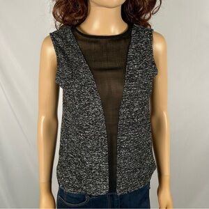 Harlowe & Graham Black Sleeveless Blouse Size Small